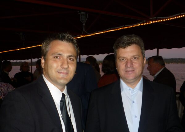 UMD Board Member Stojan Nikolov with Macedonian President Gjorge Ivanov